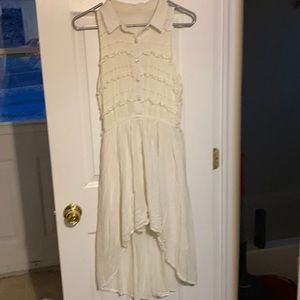Off-White Cottage-Core Dress